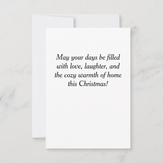 Schneemänner Einladung (Rückseite)