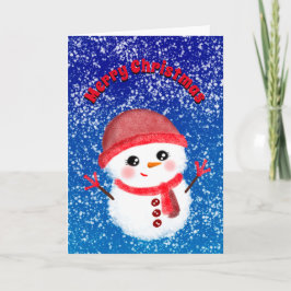 Schneemänner Frohe Weihnachten