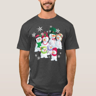 Schneemänner geweiht Familie Ließ es, Schnee, wenn T-Shirt