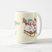 Schneemänner Kaffeetasse (VorderseiteRechts)