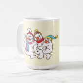 Schneemänner Kaffeetasse (Vorderseite Links)
