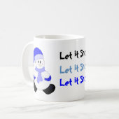 Schneemänner Kaffeetasse (Vorderseite Links)