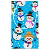 Schneemänner Kleine Geschenktüte (Rückseite)