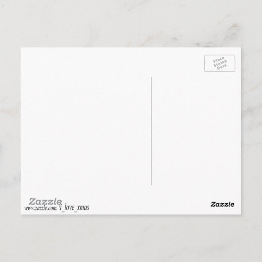 Schneemänner mit Big Bow Hats Postkarte (Rückseite)