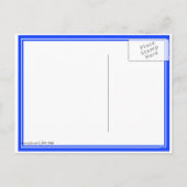 Schneemänner mit Weihnachtsbaumfamilie Feiertagspostkarte (Rückseite)