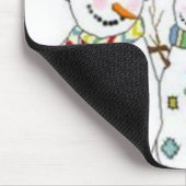 Schneemänner Mousepad (Ecke)