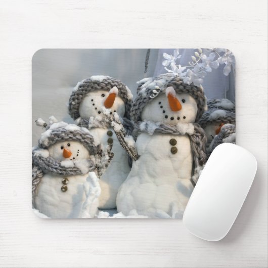Schneemänner Mousepad (Mit Mouse)