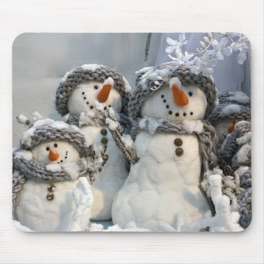 Schneemänner Mousepad (Vorne)