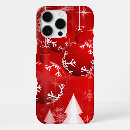 Schneemänner & Schneeflocken Nahtloses Muster iPhone Hülle (Rückseite)