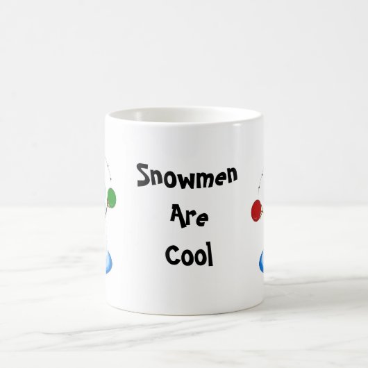 Schneemänner sind Cool Kaffeetasse (Mittel)