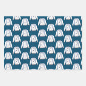 Schneemänner, Strumpf und Ugly Sweater Christmas Geschenkpapier Set (Vorderseite 3)