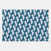 Schneemänner, Strumpf und Ugly Sweater Christmas Geschenkpapier Set (Vorderseite 2)