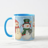 Schneemänner Tasse (Links)