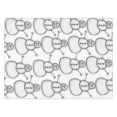 Schneemänner Tischdecke (Vorderseite (Horizontal))