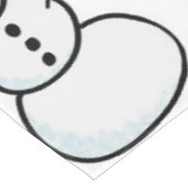 Schneemänner Tischdecke (Schrägansicht)