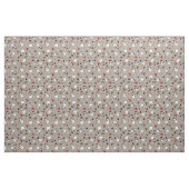 Schneemänner und Schneeflocken auf Hellbraun Stoff (Fat Quarter (45,7 x 55,9 cm))