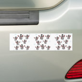 Schneemänner und Schneeflocken Autoaufkleber (Auf Auto)