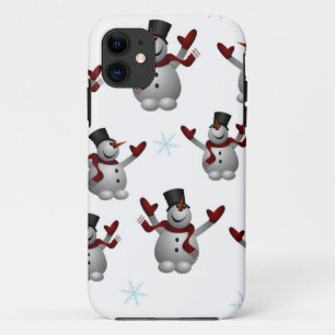 Schneemänner und Schneeflocken Case-Mate iPhone Hülle