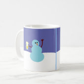 Schneemänner verschwanden. kaffeetasse (Vorderseite Links)