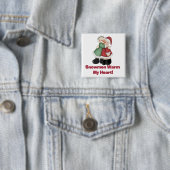 Schneemänner warmen mir T - Shirt und Geschenke im Button (Beispiel)