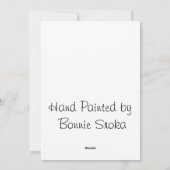 Schneemänner Weihnachten Schmuckhandgemälde Schnee (Rückseite)