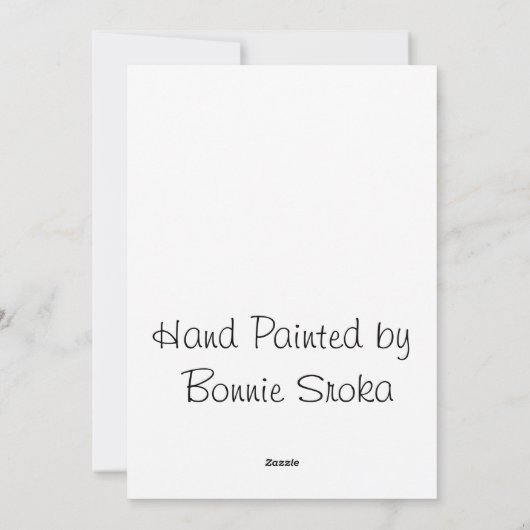 Schneemänner Weihnachten Schmuckhandgemälde Schnee (Rückseite)