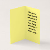 Schneemänner Weihnachtskarte (Innenseite)