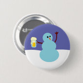 Schneemänner wild gegangen! button (Vorne & Hinten)