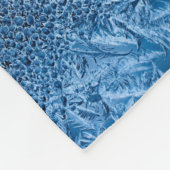 Schneemännerfamilie von vier Personalisierten Flee Fleecedecke (Ecke)