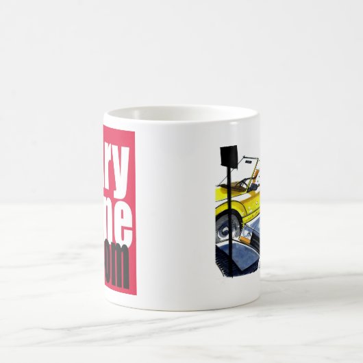 Schneemannkabriolett Kaffeetasse (Mittel)