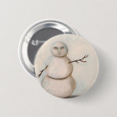 Schneemannmalerei Button (Vorne & Hinten)