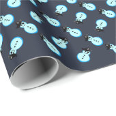 Schneemannpirat Geschenkpapier (Rolleneckpunkt)