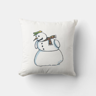 Schneemannskissen Kissen