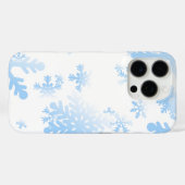Schneemans & Schneeflocken Nahtloses Muster Case-Mate iPhone Hülle (Rückseite (Horizontal))