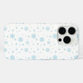 Schneemans & Schneeflocken Nahtloses Muster Case-Mate iPhone Hülle (Rückseite (Horizontal))