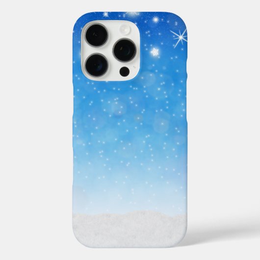 Schneemans & Schneeflocken Nahtloses Muster Case-Mate iPhone Hülle (Rückseite)