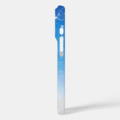 Schneemans & Schneeflocken Nahtloses Muster Case-Mate iPhone Hülle (Rückseite / Links)