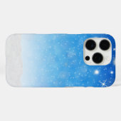 Schneemans & Schneeflocken Nahtloses Muster Case-Mate iPhone Hülle (Rückseite (Horizontal))