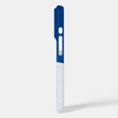 Schneemans & Schneeflocken Nahtloses Muster Case-Mate iPhone Hülle (Rückseite / Links)