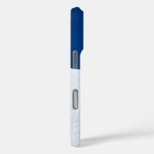 Schneemans & Schneeflocken Nahtloses Muster Case-Mate iPhone Hülle (Rückseite / Rechts)