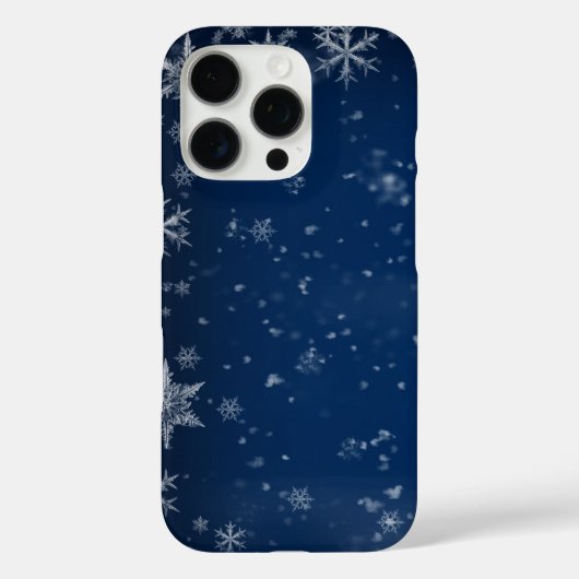 Schneemans & Schneeflocken Nahtloses Muster Case-Mate iPhone Hülle (Rückseite)