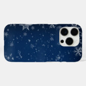 Schneemans & Schneeflocken Nahtloses Muster Case-Mate iPhone Hülle (Rückseite (Horizontal))