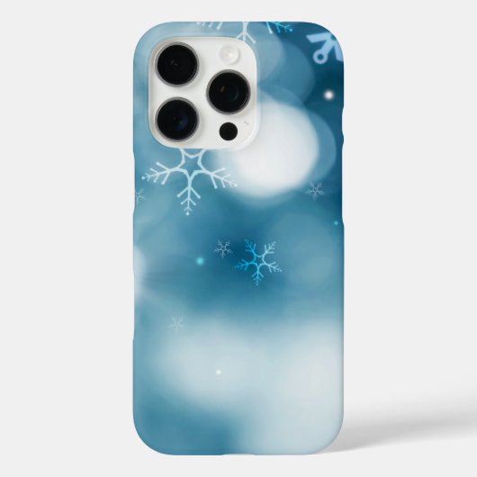 Schneemans & Schneeflocken Nahtloses Muster Case-Mate iPhone Hülle (Rückseite)