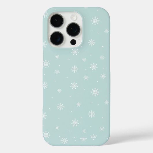 Schneemans & Schneeflocken Nahtloses Muster Case-Mate iPhone Hülle (Rückseite)