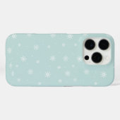 Schneemans & Schneeflocken Nahtloses Muster Case-Mate iPhone Hülle (Rückseite (Horizontal))