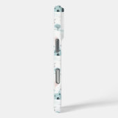 Schneemans & Schneeflocken Nahtloses Muster Case-Mate iPhone Hülle (Rückseite / Rechts)