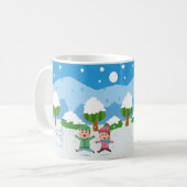 Schneemärchen Kaffeetasse (Vorderseite Links)