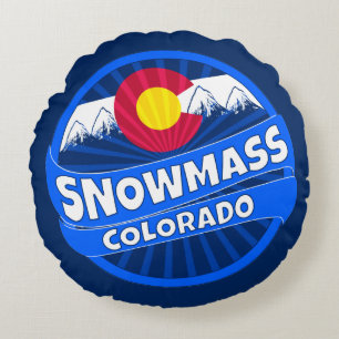 Schneemasse Colorado Berg Burst Kissen