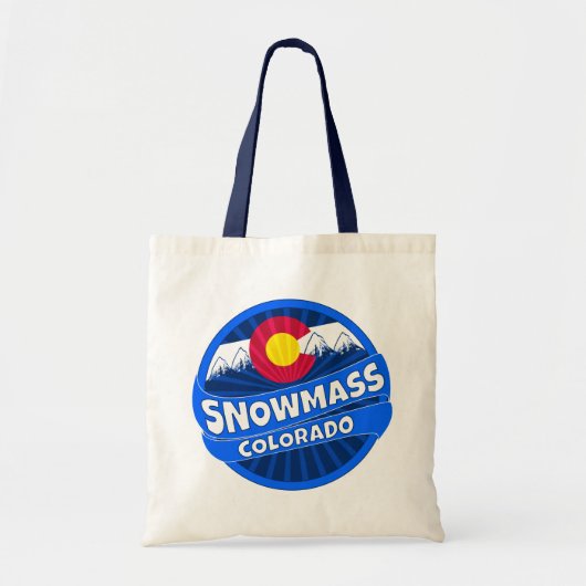 Schneemasse Colorado Berg Bursttasche Tragetasche (Vorne)