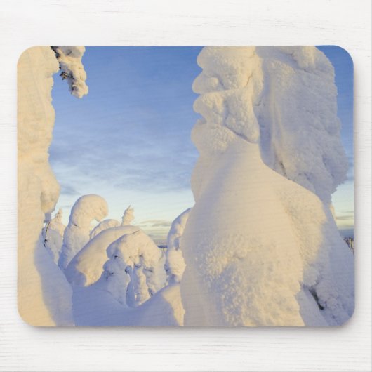 Schneemassen bei Sonnenuntergang im Pfahlfisch-Geb Mousepad (Vorne)